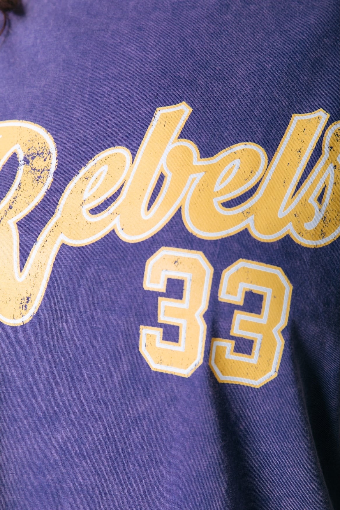 Rebels 33 Wattiertes T-Shirt | Lila