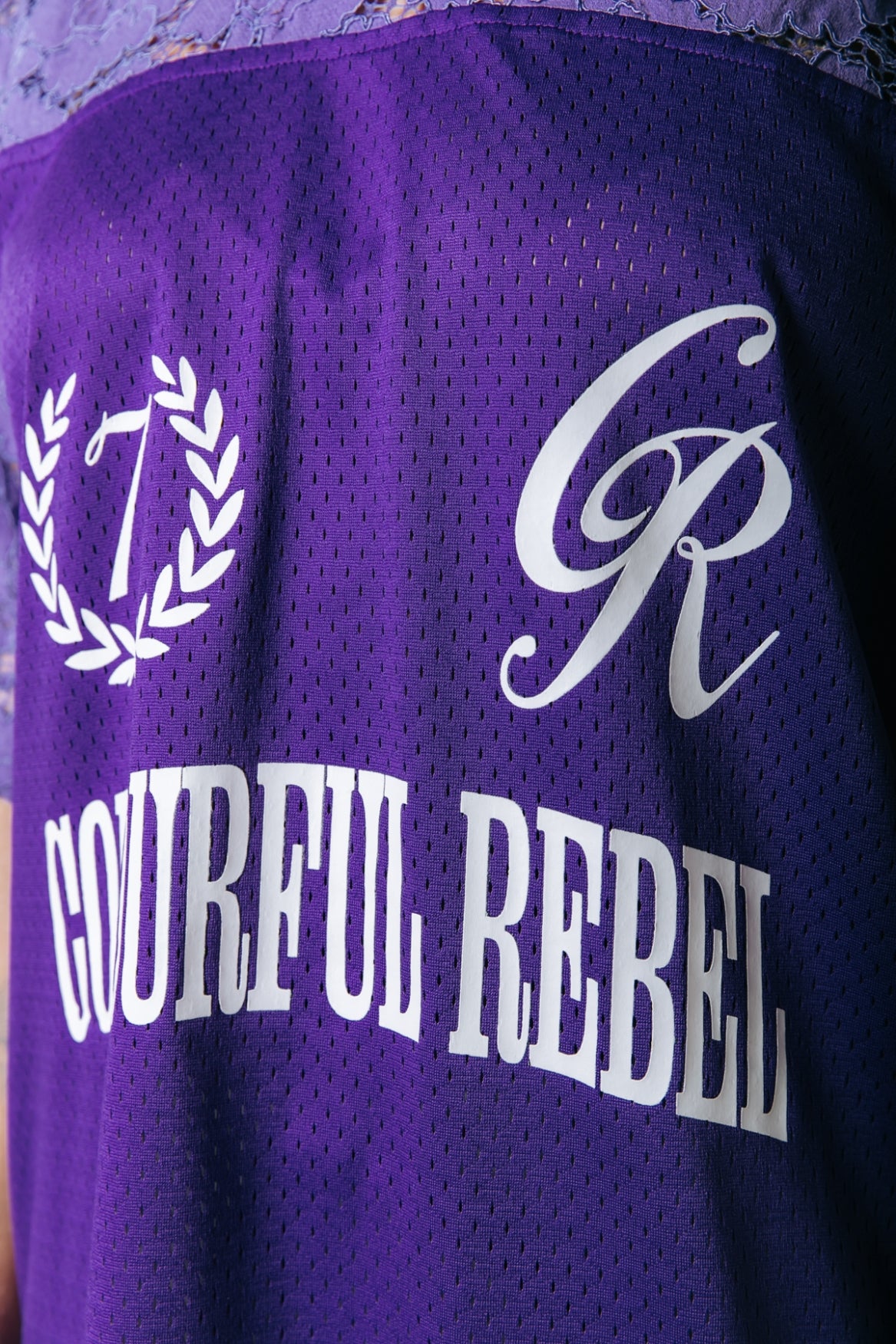Tayla 37 Football T-shirt | Dark Lavender