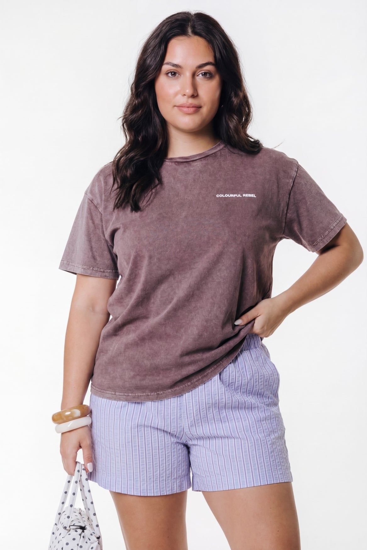 Tropical Beach Tour T-shirt | Warm Brown