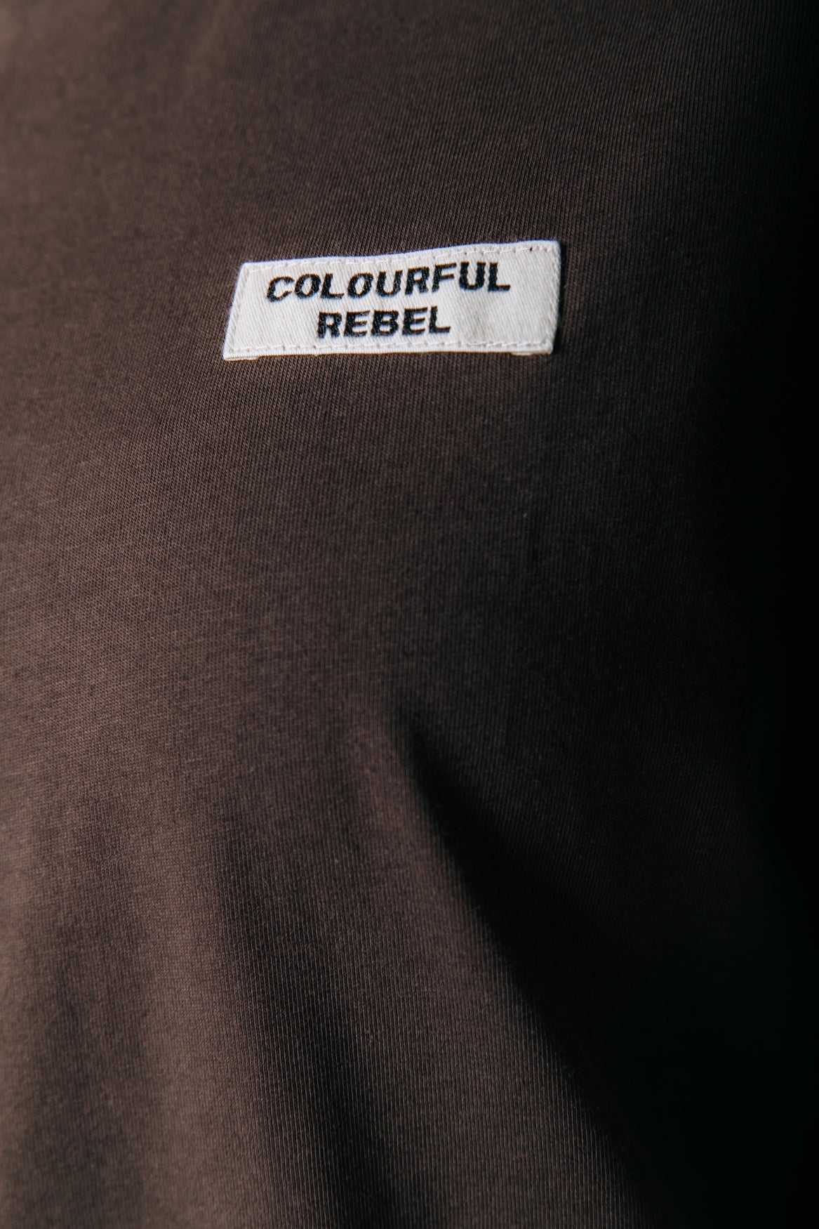 Label T-shirt | Brown