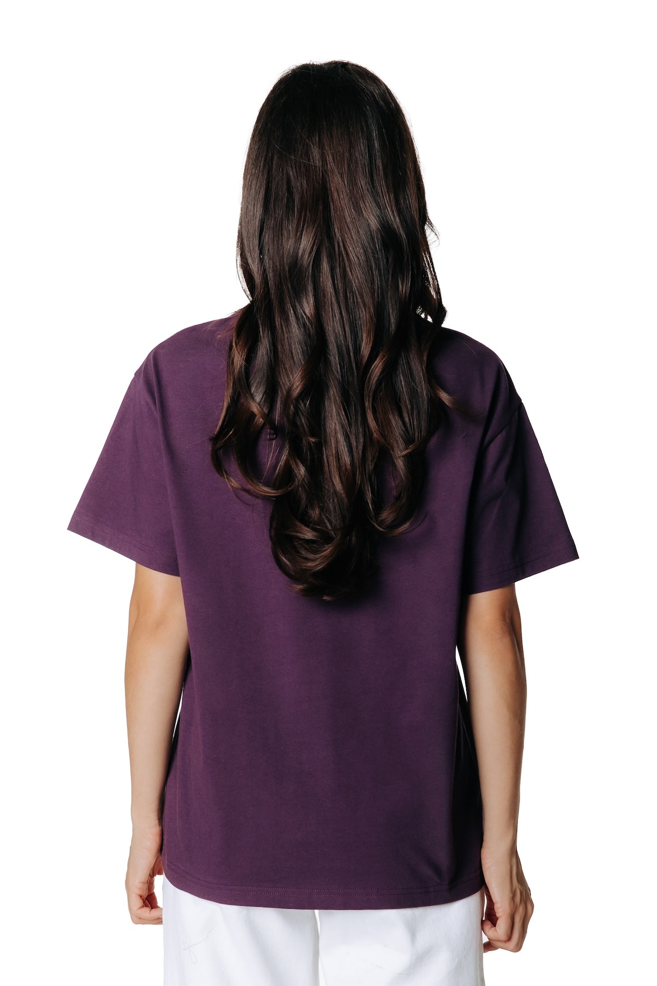 Label T-shirt | Dark purple