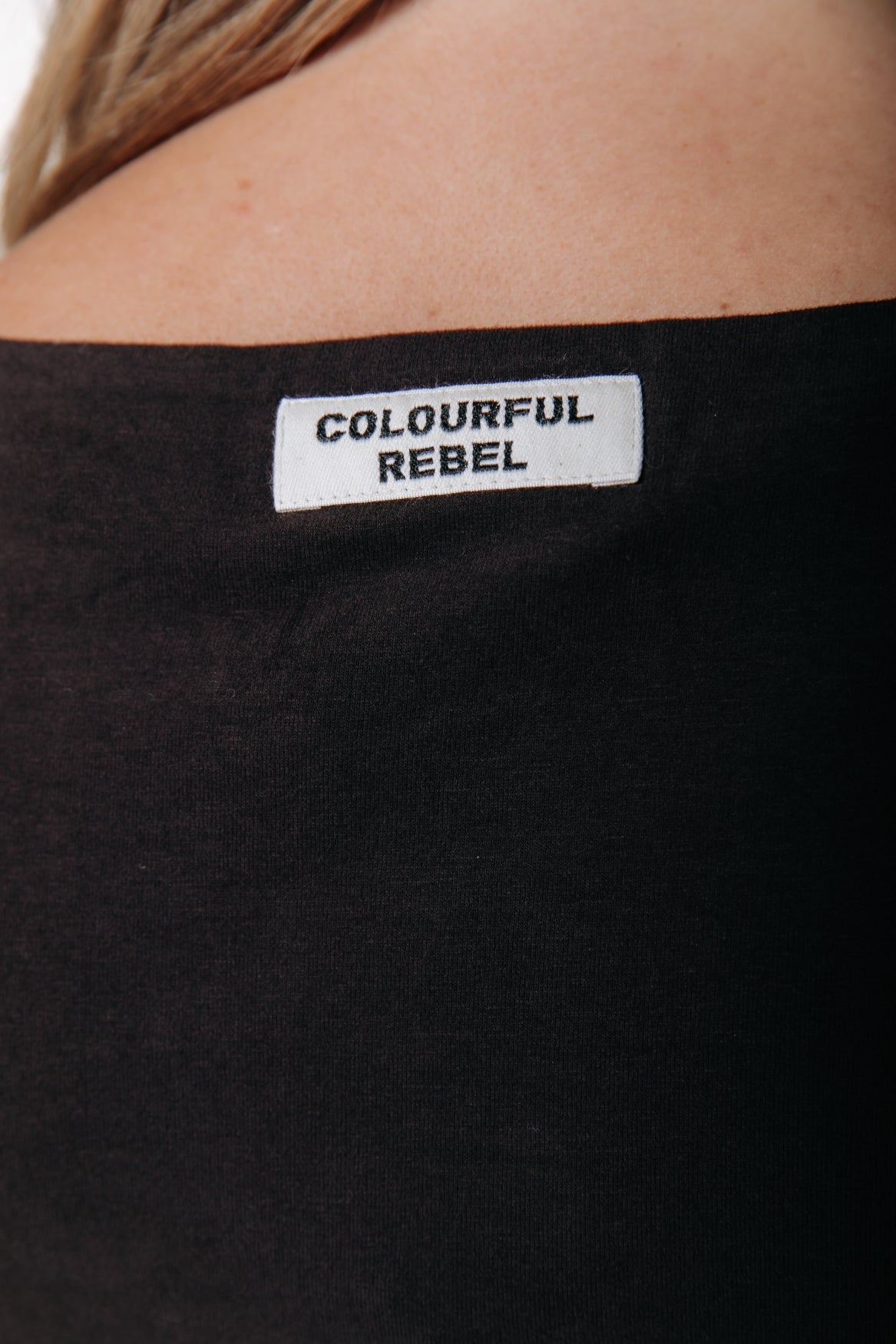 Fitted Boatneck Top | Darkest Brown