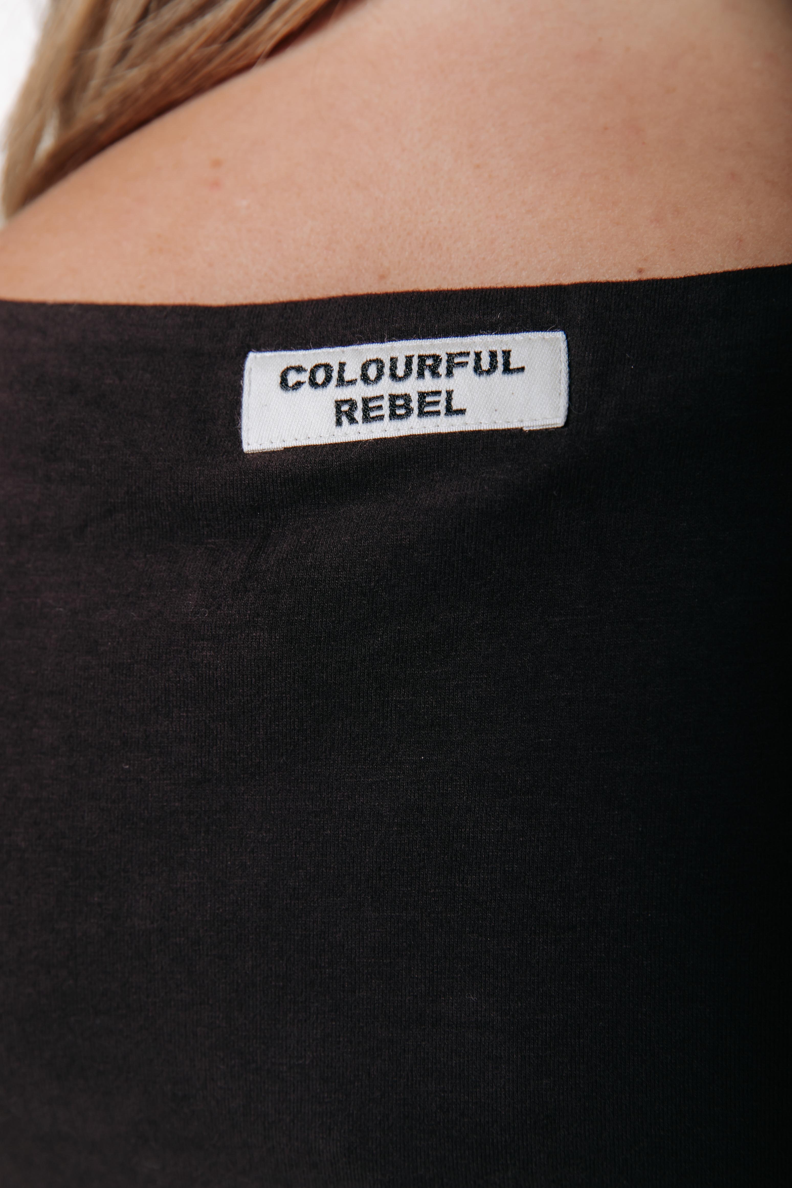 Fitted Boatneck Top | Darkest Brown