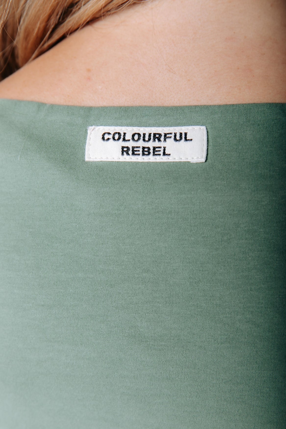Fitted Boatneck Top | Olive Green