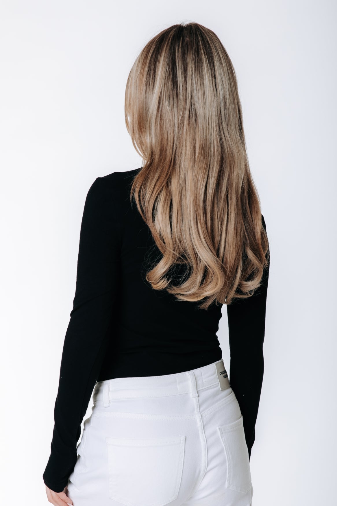 Fitted Wideneck Top | Black