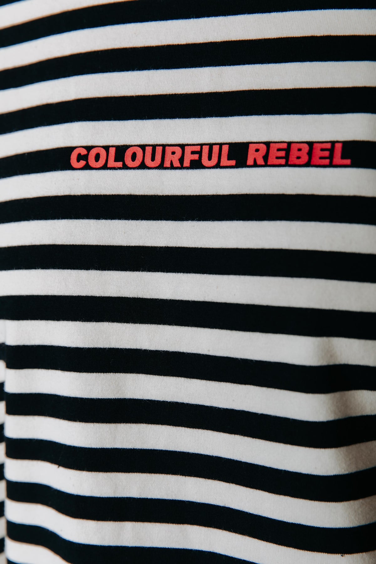 Two Colored Striped Longsleeve | Black/white