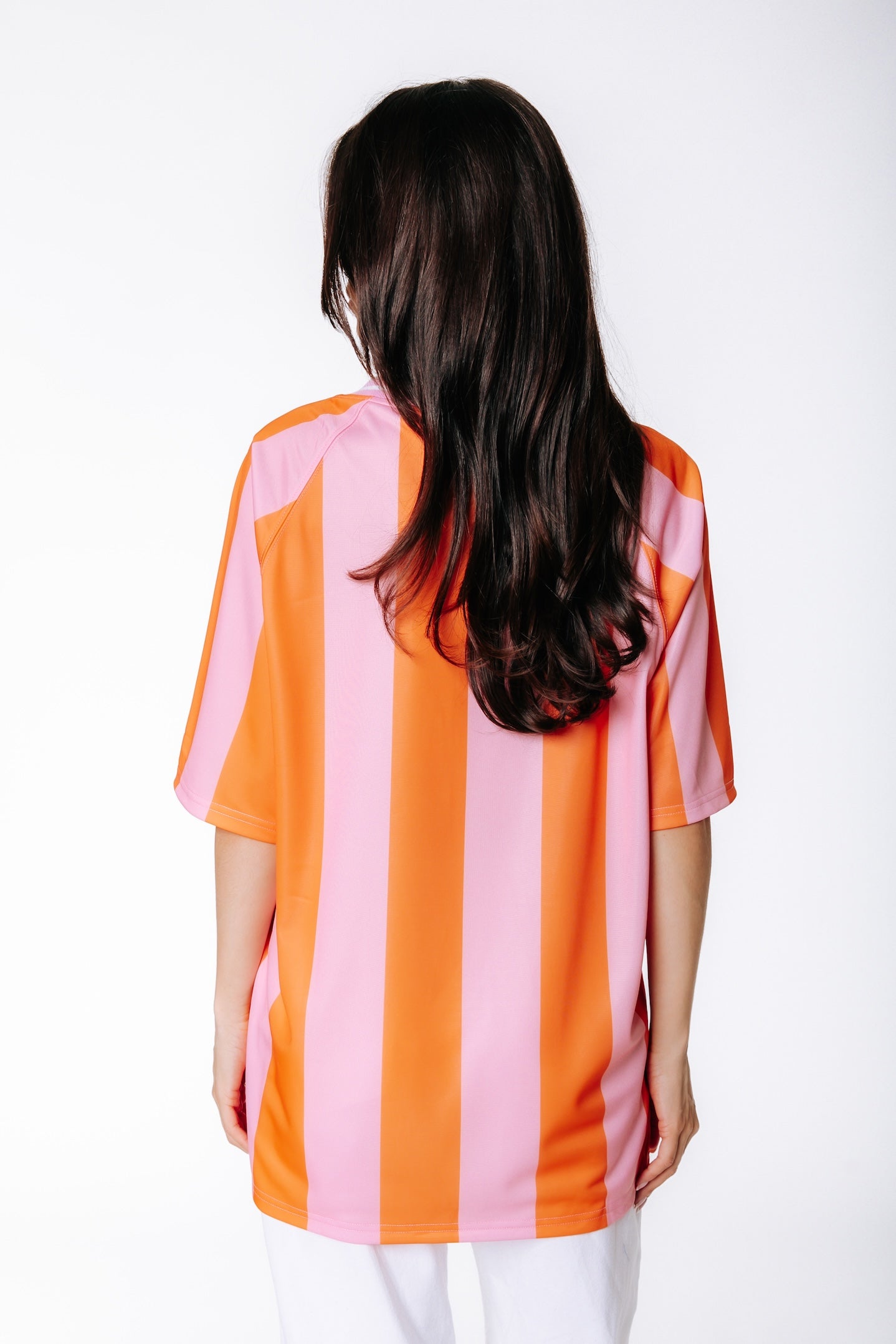 World Cup Mesh Football T-shirt | Pink/Orange