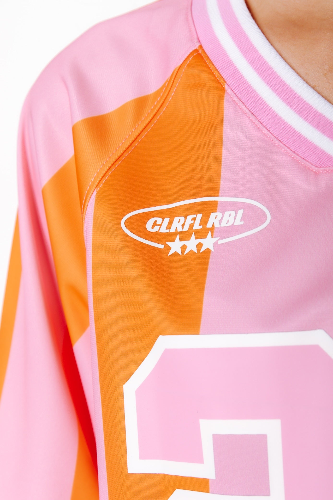 World Cup Mesh Football T-shirt | Pink/Orange