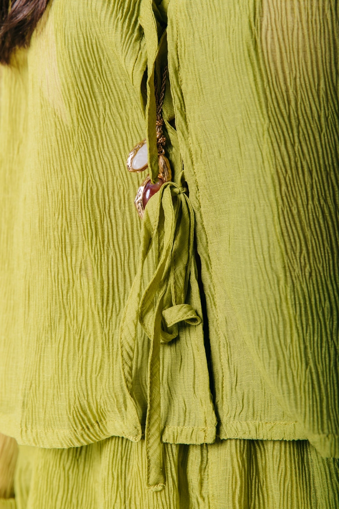 Tamy Bow Top | Pickle Green