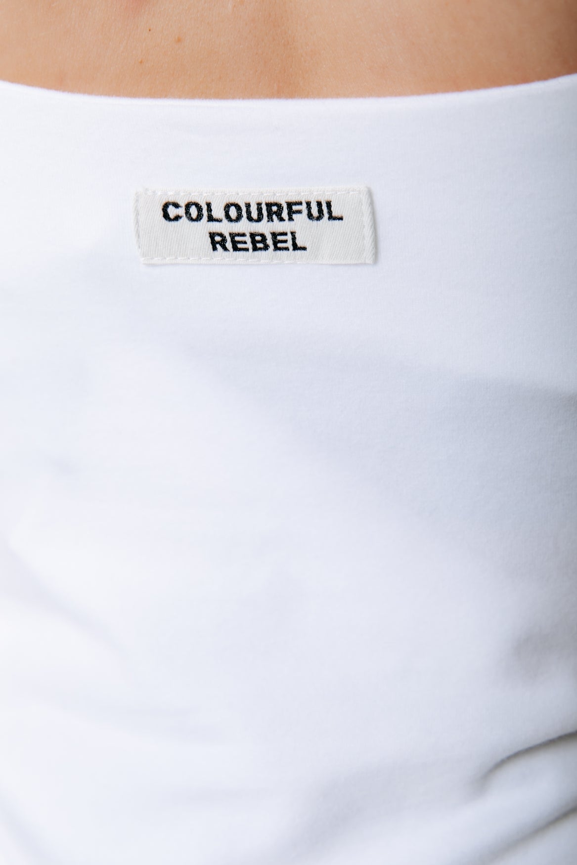 Fitted Strap Top | Optic white