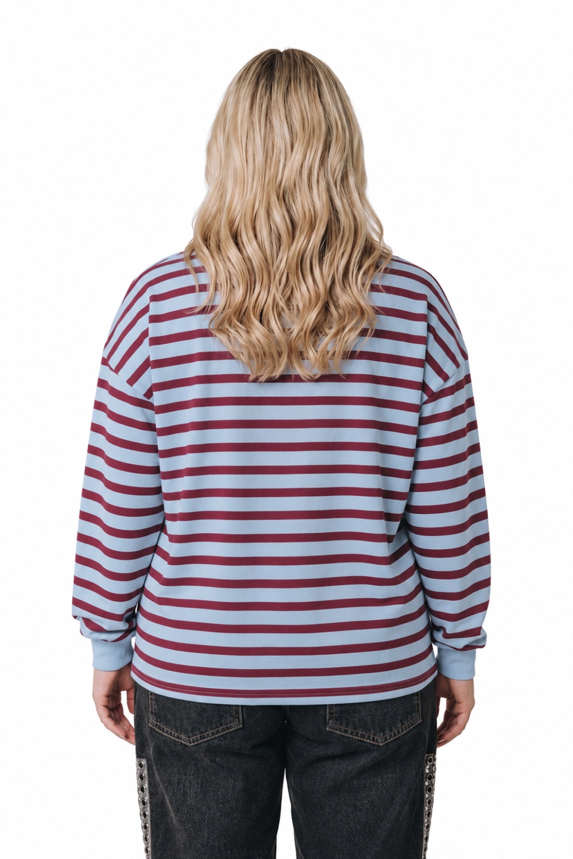 Multi Stripe Longsleeve | Blue / Wine