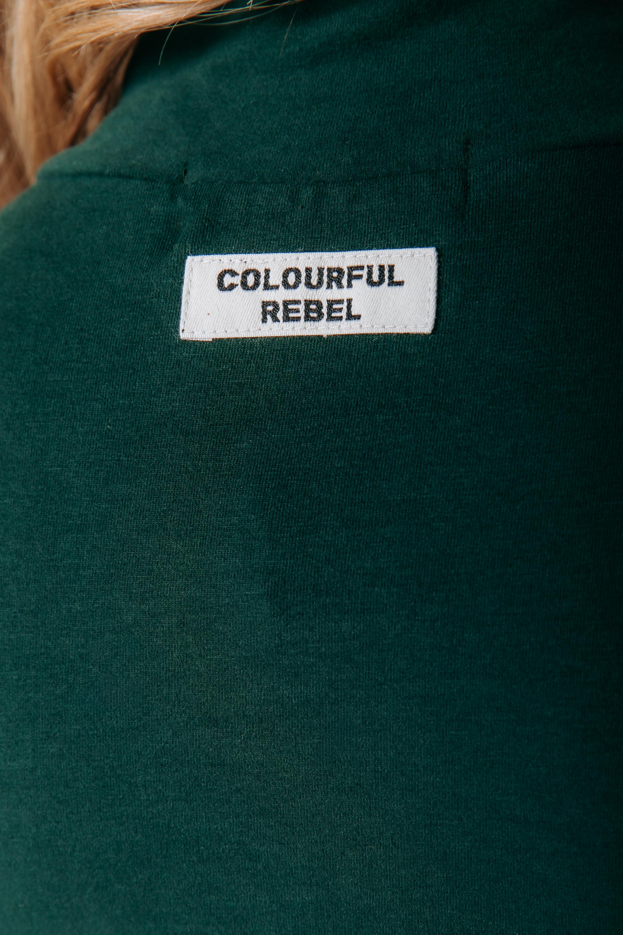 Fitted Turtleneck Top | Forest Green
