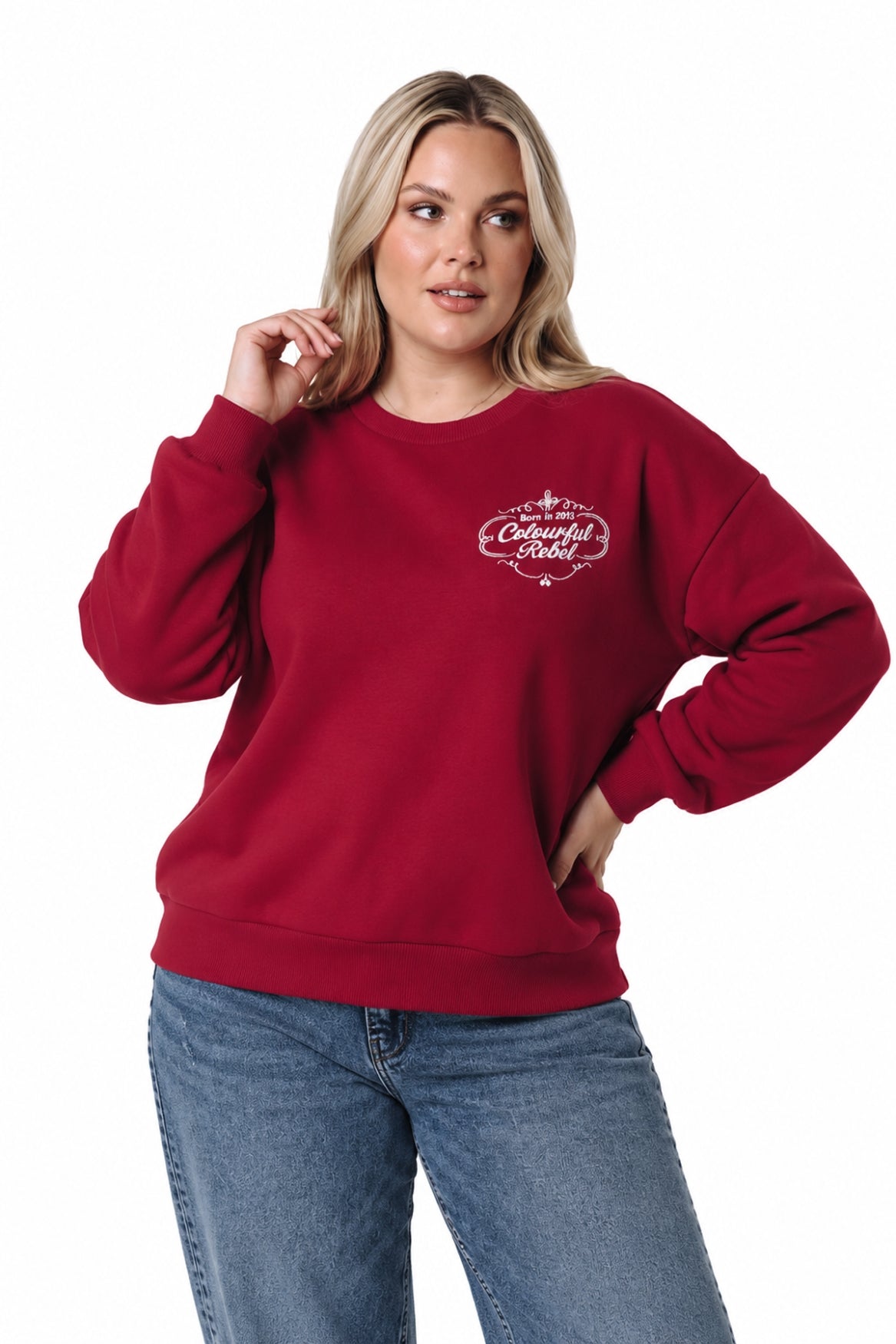Fancy Script Sweat | Red