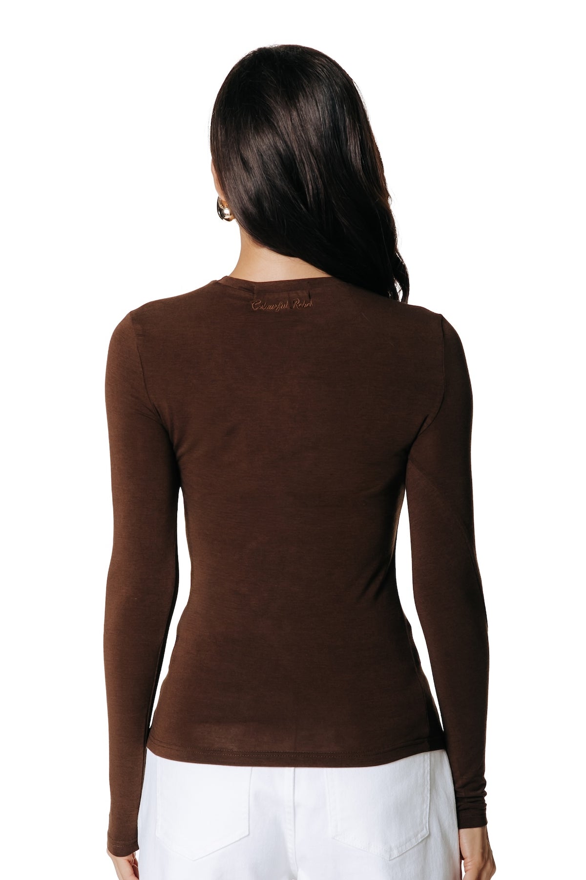 Fitted Lightweight Longsleeve | Brown