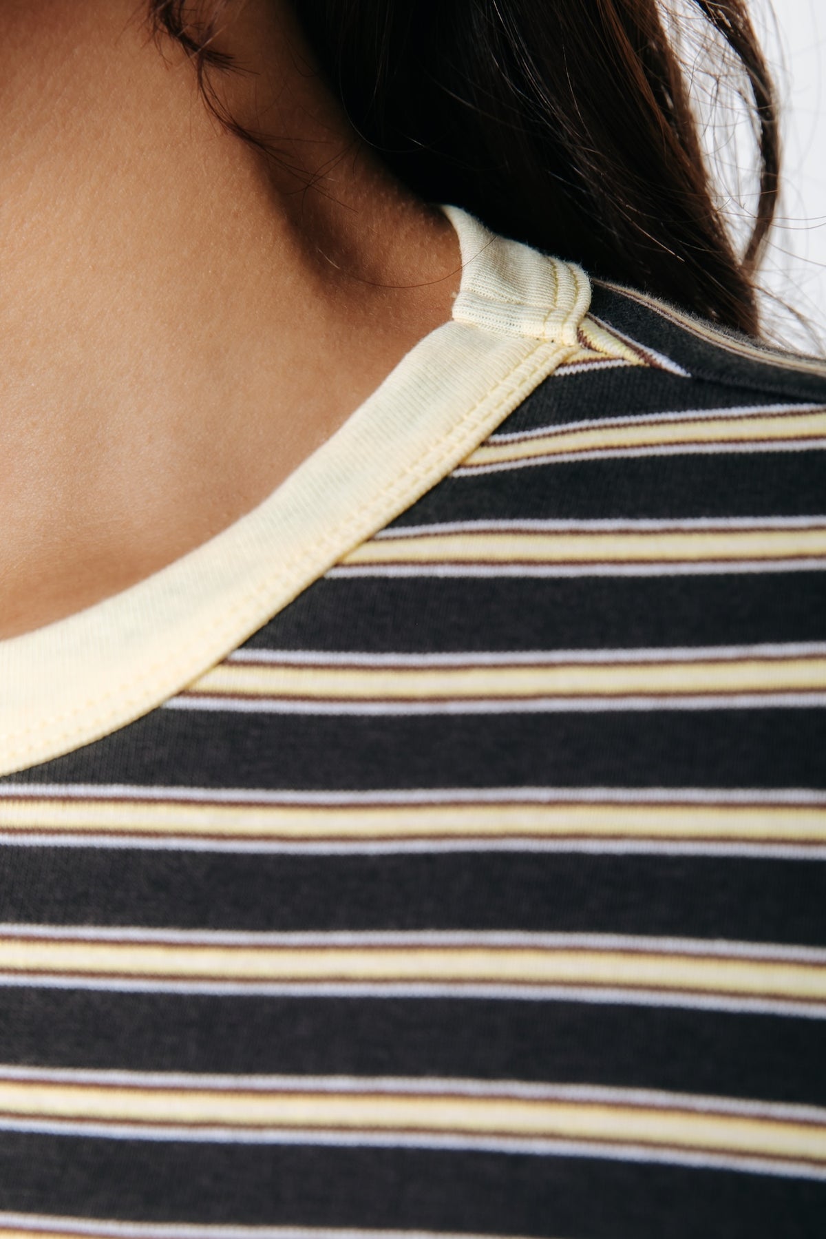 Livy Stripe Longsleeve | Brown / Yellow