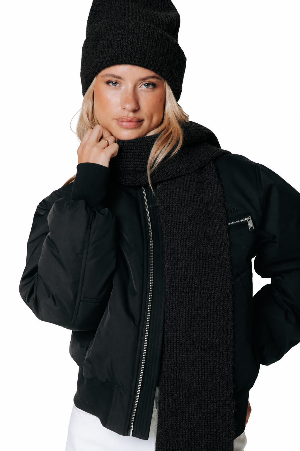 Knitted Beanie | Black