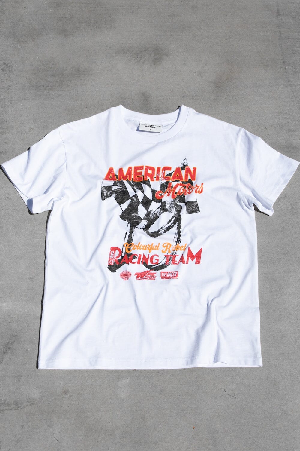 Colourful Rebel American Motors T-shirt | White 