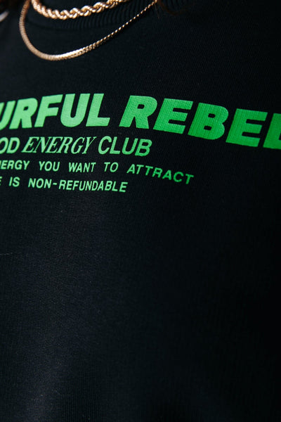 Colourful Rebel Colourful Rebel Logo Sweat | Black 