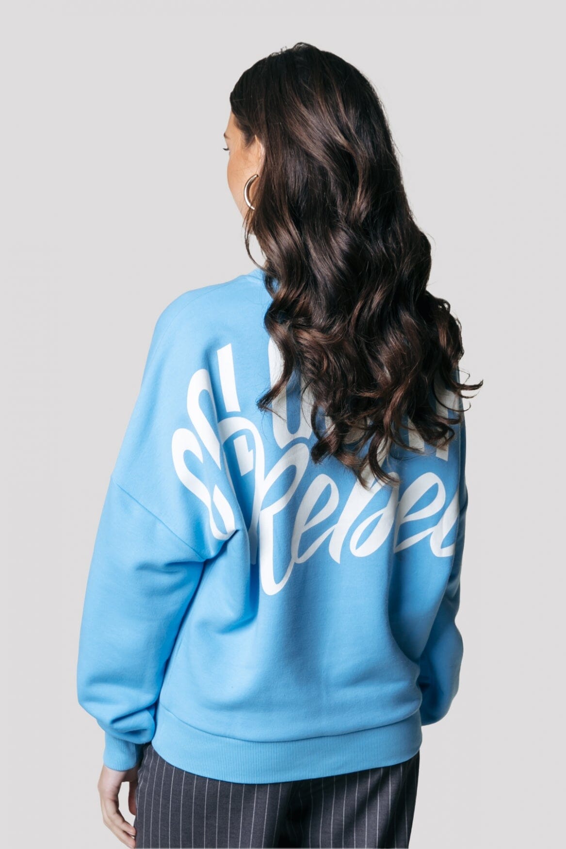 Colourful Rebel Colourful Rebel Logo Sweat | Mist Blue 8720867026679