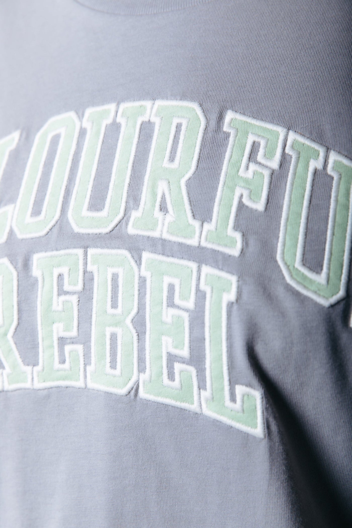 Colourful Rebel Colourful Rebel Logo Tee | Light grey 