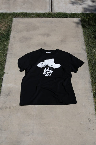 Colourful Rebel Cowboy Tee | Off black / Washed black 