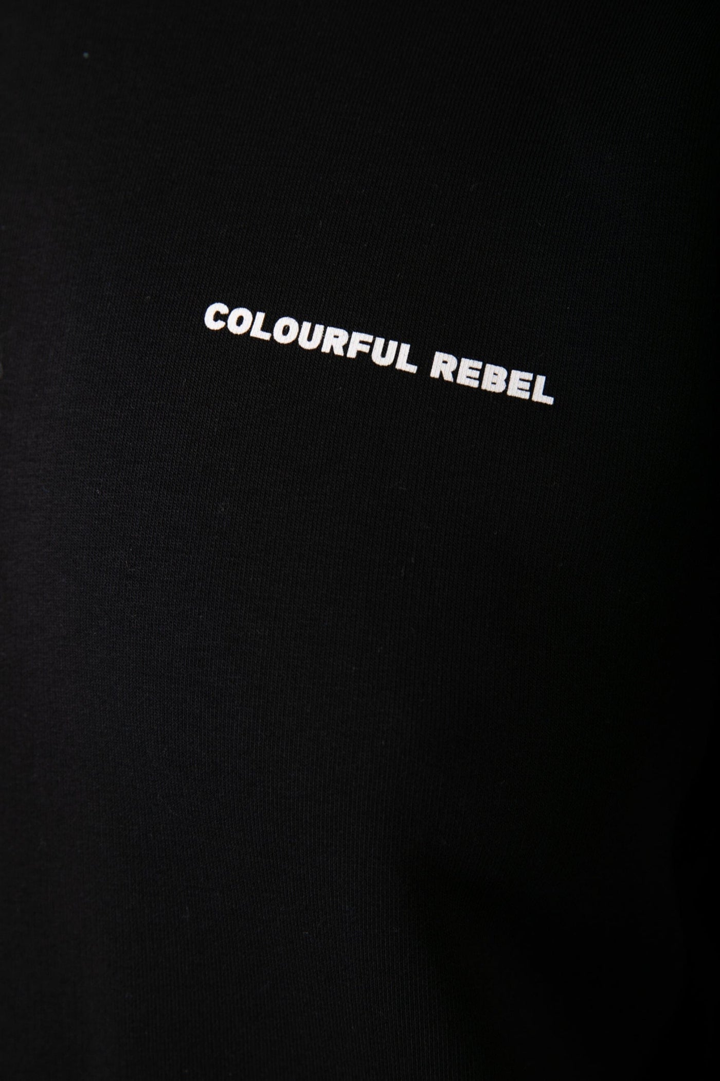 Colourful Rebel CR Bold Logo Hoodie | Black 