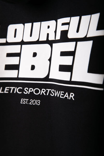 Colourful Rebel CR Bold Logo Hoodie | Black 