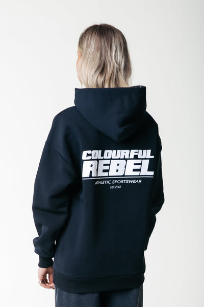 Colourful Rebel CR Bold Logo Hoodie | Black 8720867041191