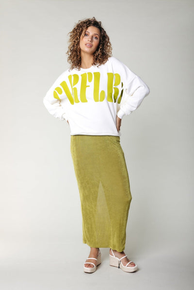 Colourful Rebel Curly Logo Sweat | Standard white 8720867036074