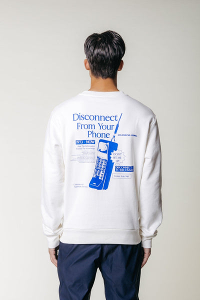 Colourful Rebel Disconnect Basic Sweat | Off white 8720867017936