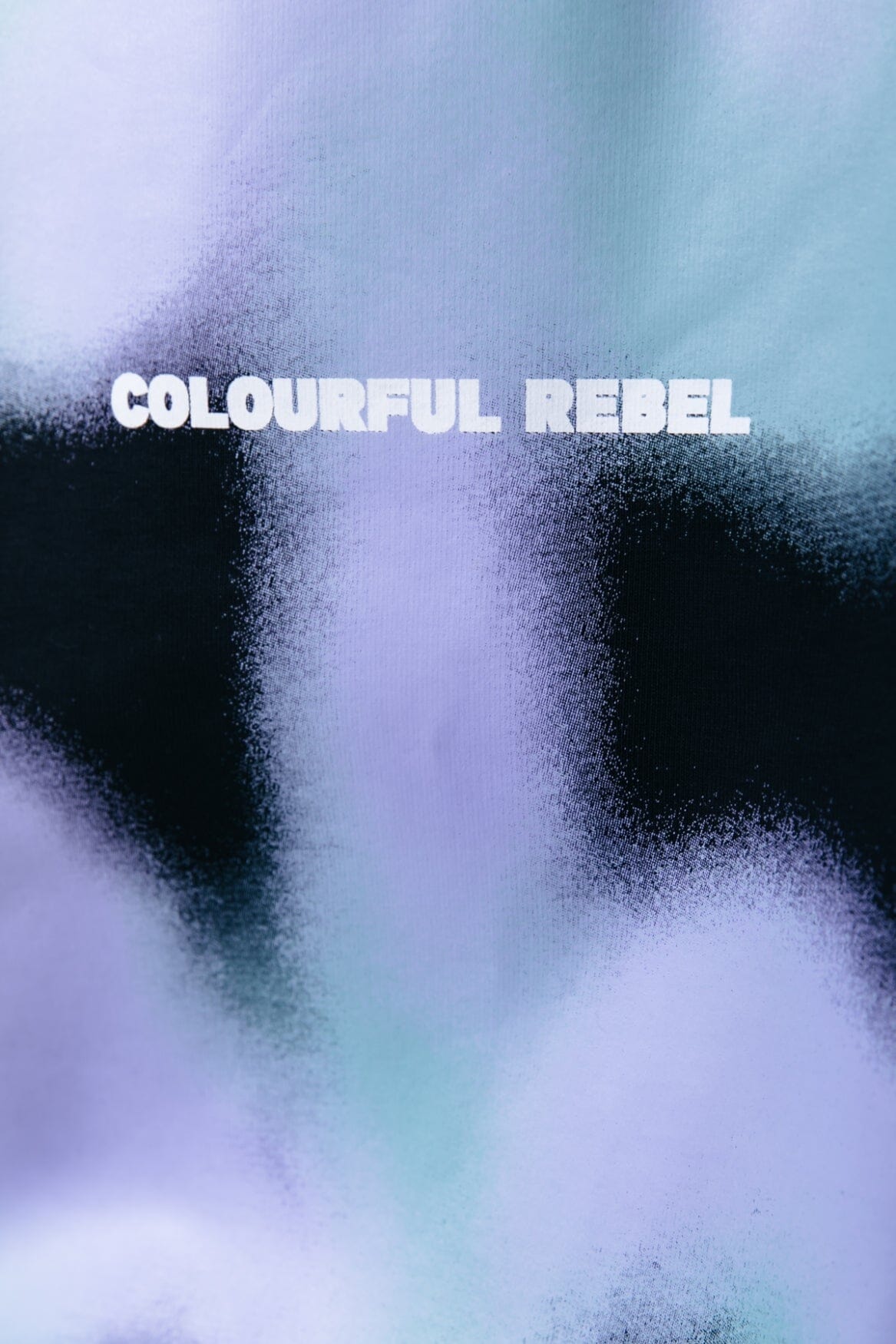 Colourful Rebel Faded Flower Sweat | Black 