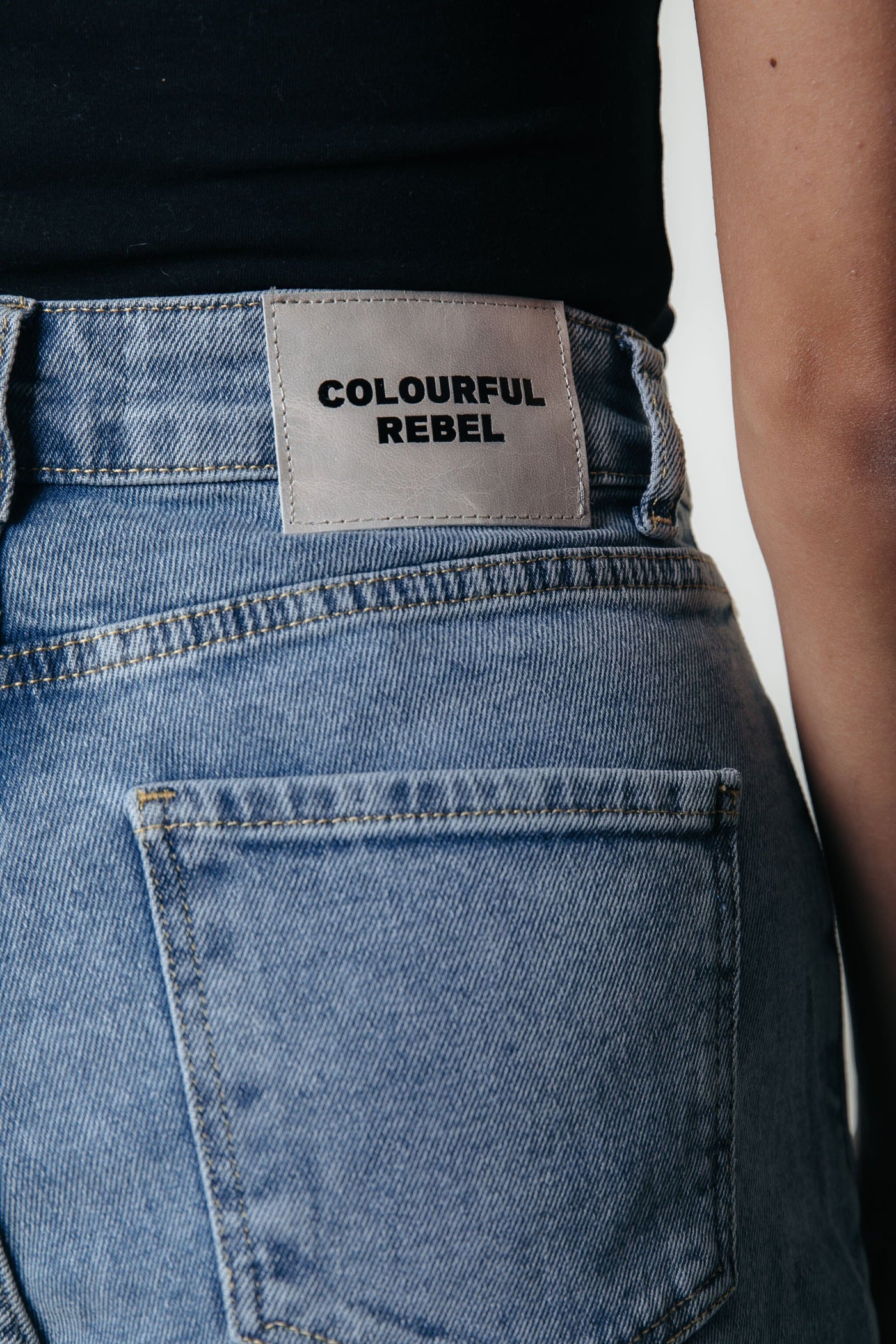 Colourful Rebel Gaias High Rise Denim | Denim blue 