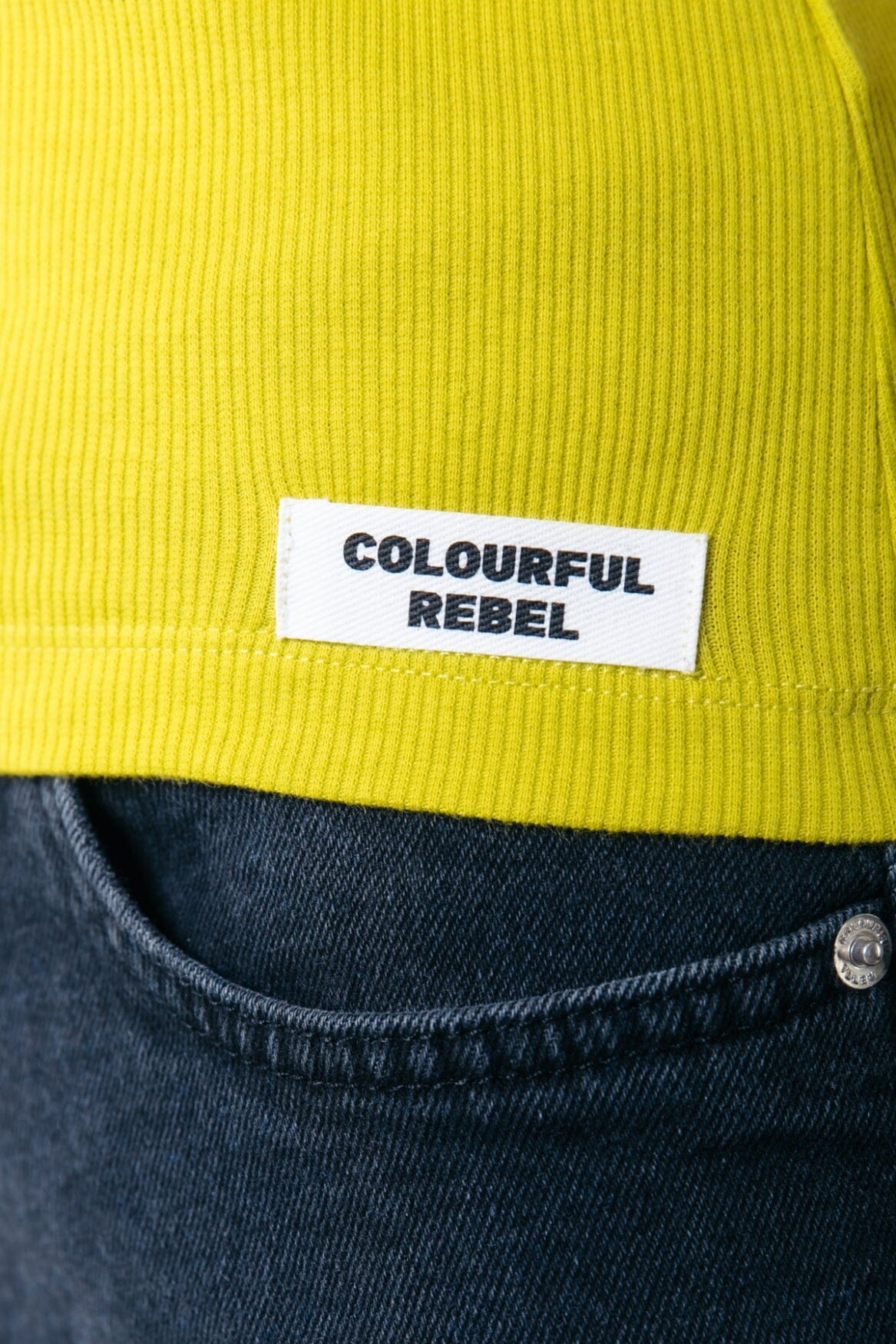 Colourful Rebel Inca Tanktop | Dark Lime Green 