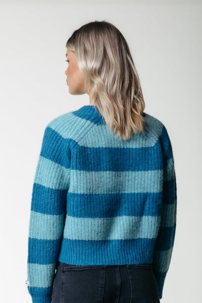 Colourful Rebel Kinza Knit | Canal blue 