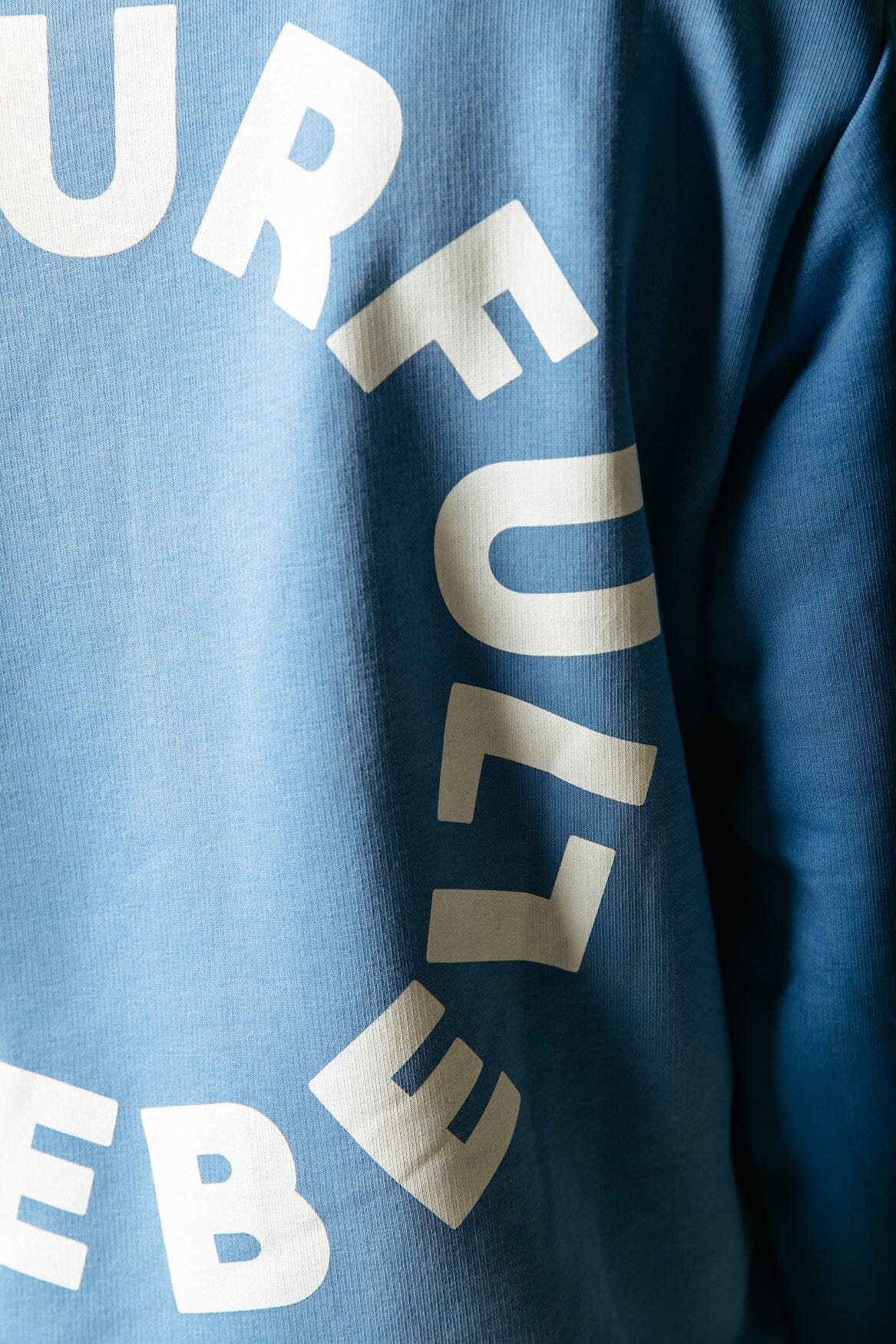 Colourful Rebel Logo Circle Relaxed Sweat | Light Grey Blue 