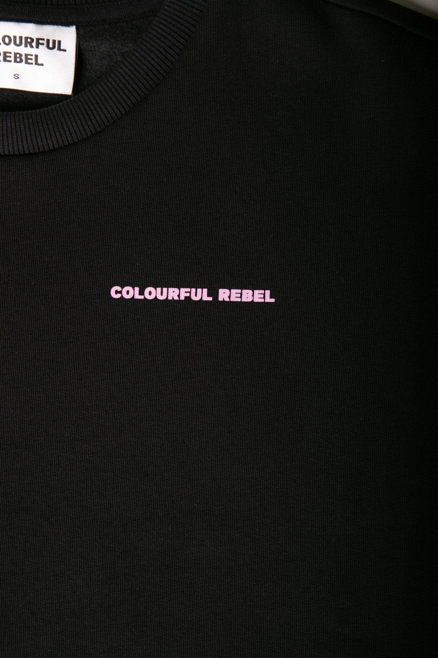 Colourful Rebel Logo Sweat | Black 