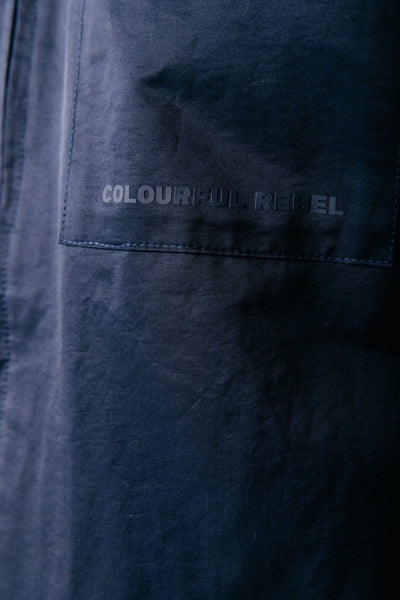 Colourful Rebel Luke Zip Shirt | Deepest Blue 