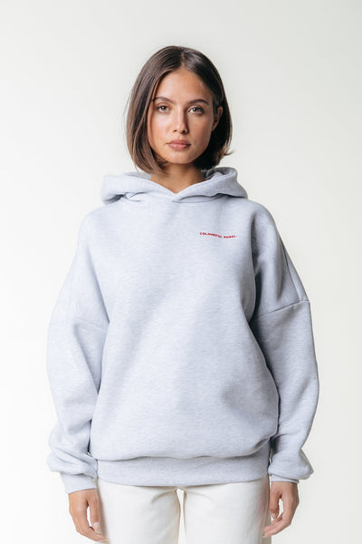 Colourful Rebel National Champs Hoodie | Light grey melange 