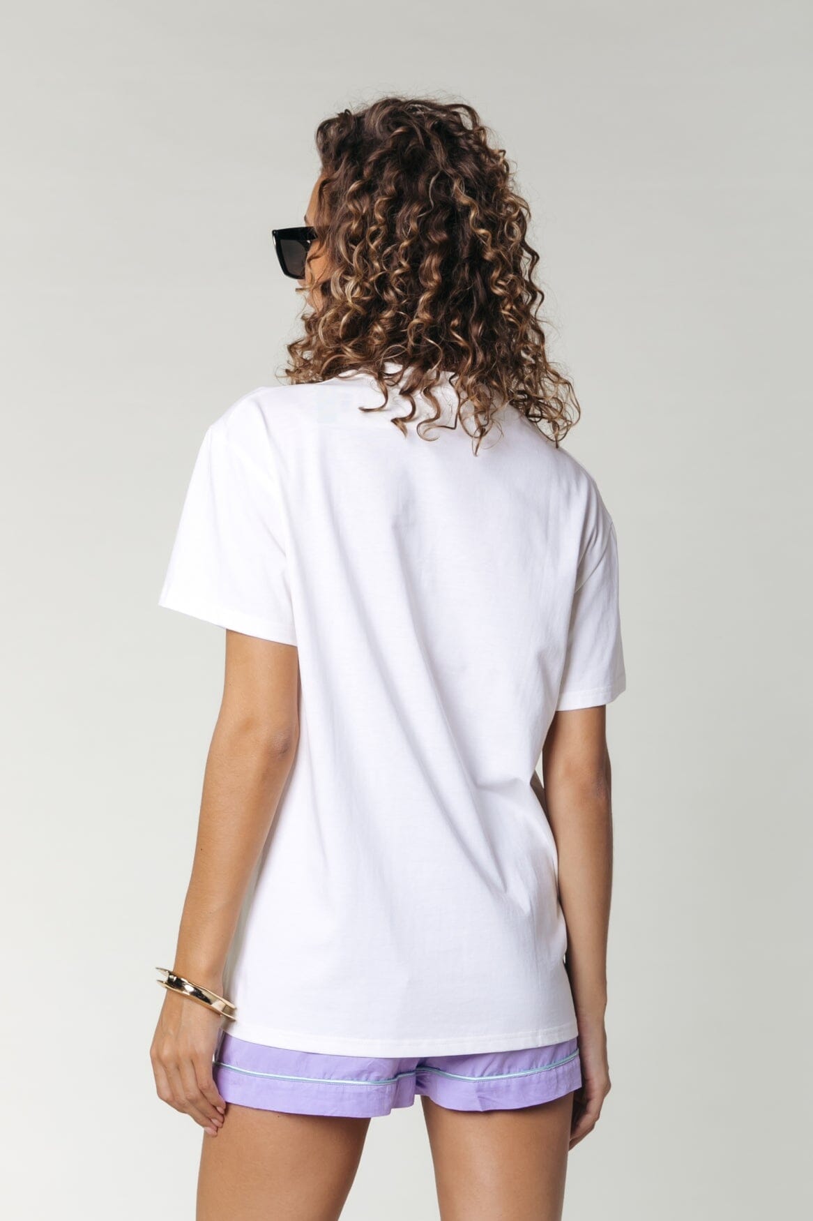 Colourful Rebel Oceano Front Boxy Tee | Standard white 