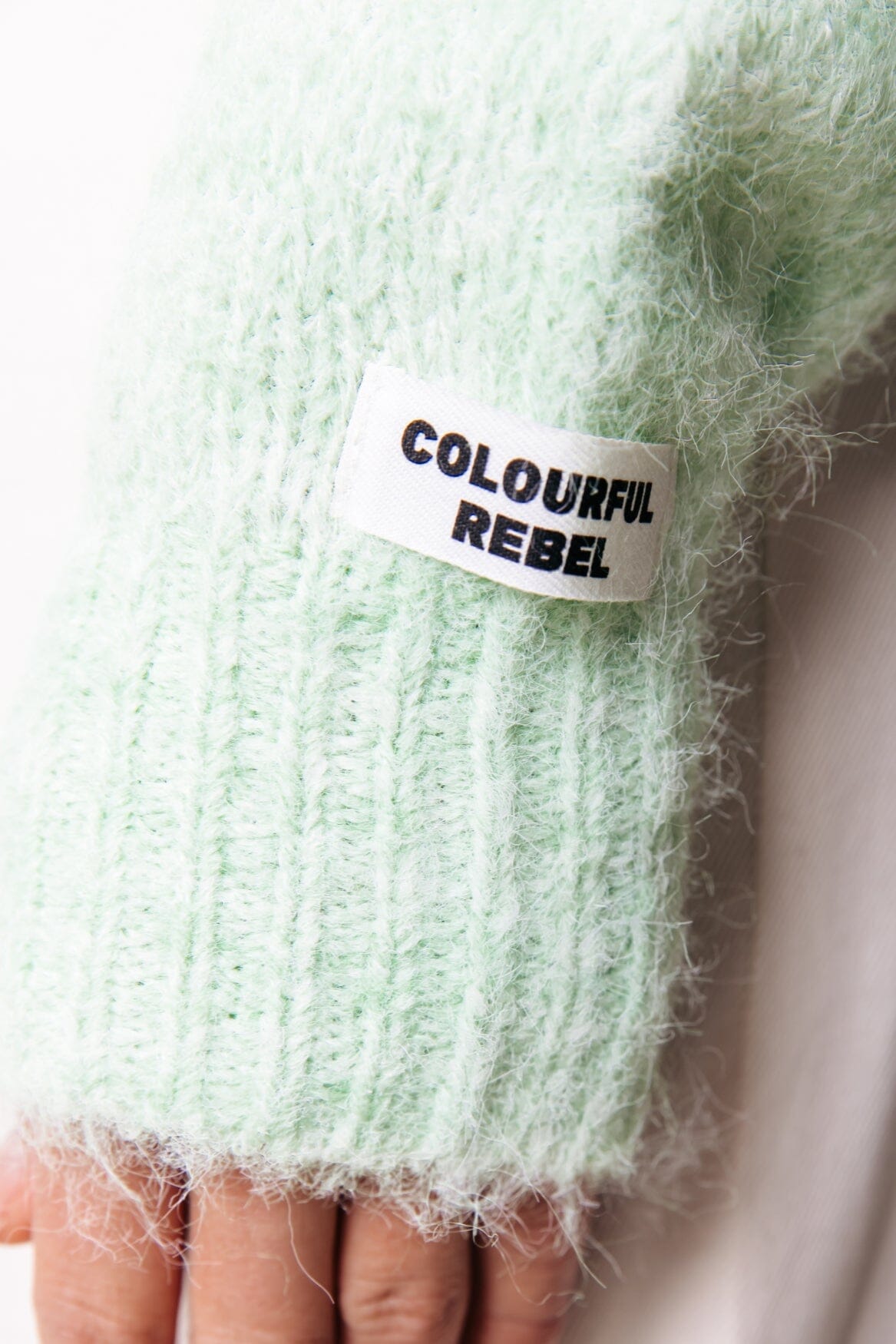 Colourful Rebel Olivia Knit | Bright Mint 