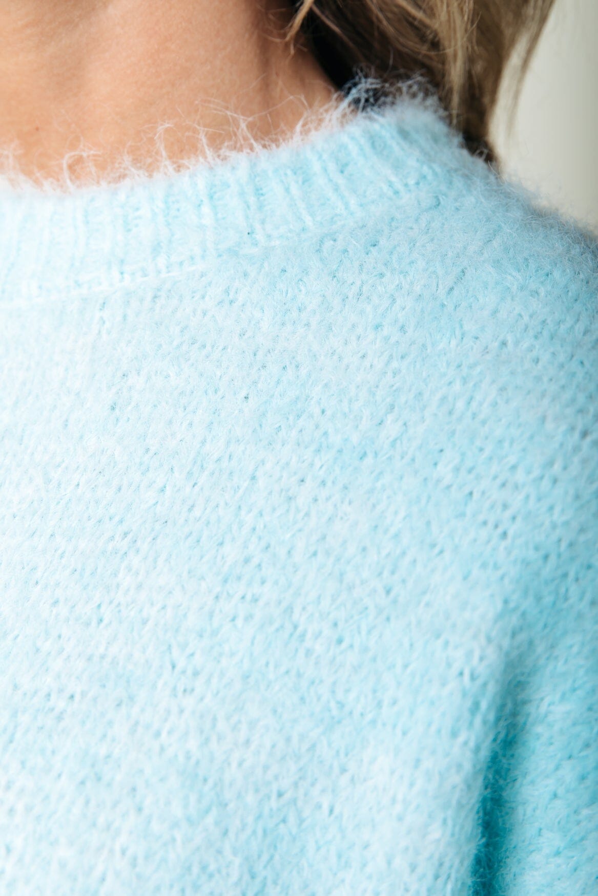 Colourful Rebel Olivia Knit | Light baby blue 