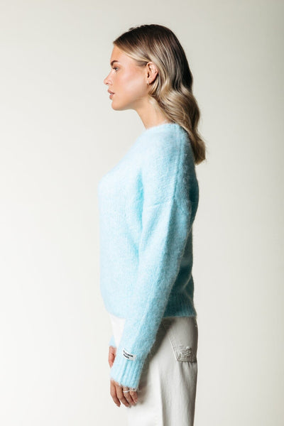 Colourful Rebel Olivia Knit | Light baby blue 