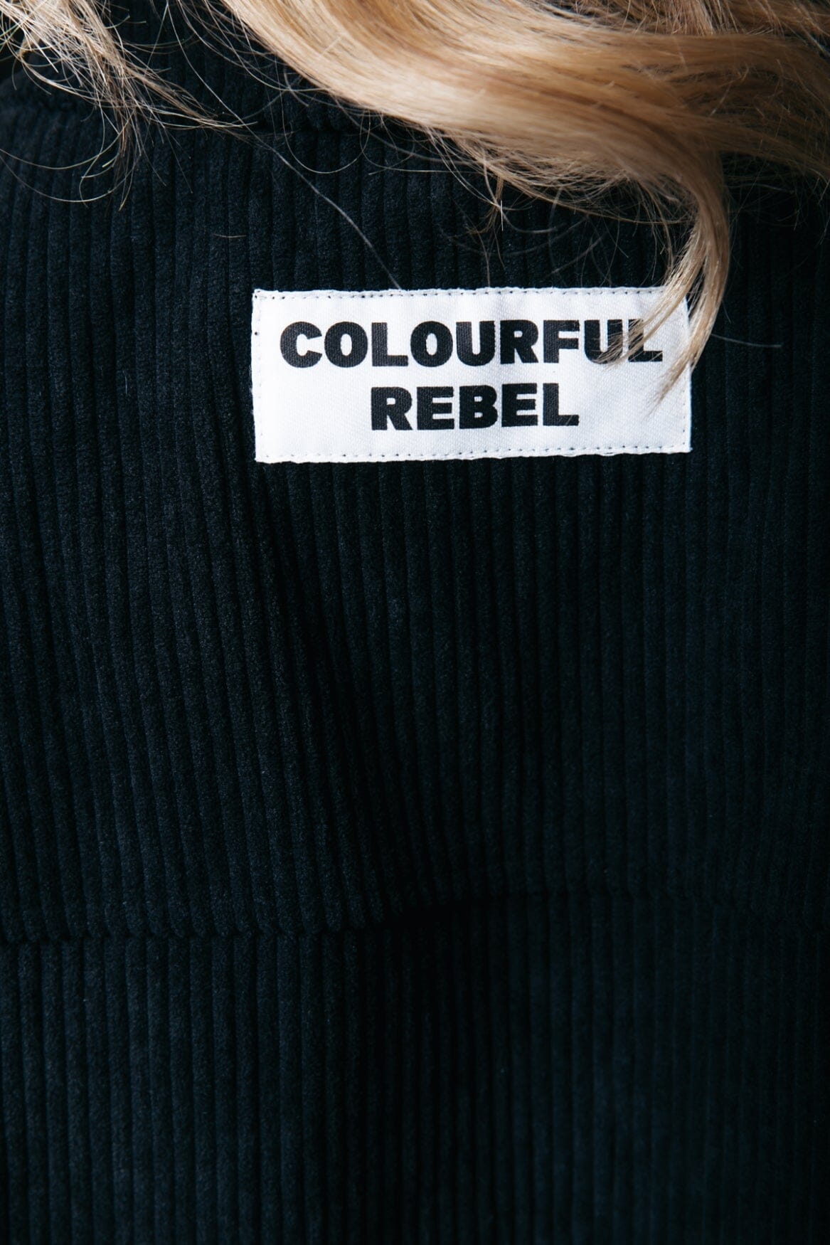 Colourful Rebel Olle Corduroy Blouse | Black 