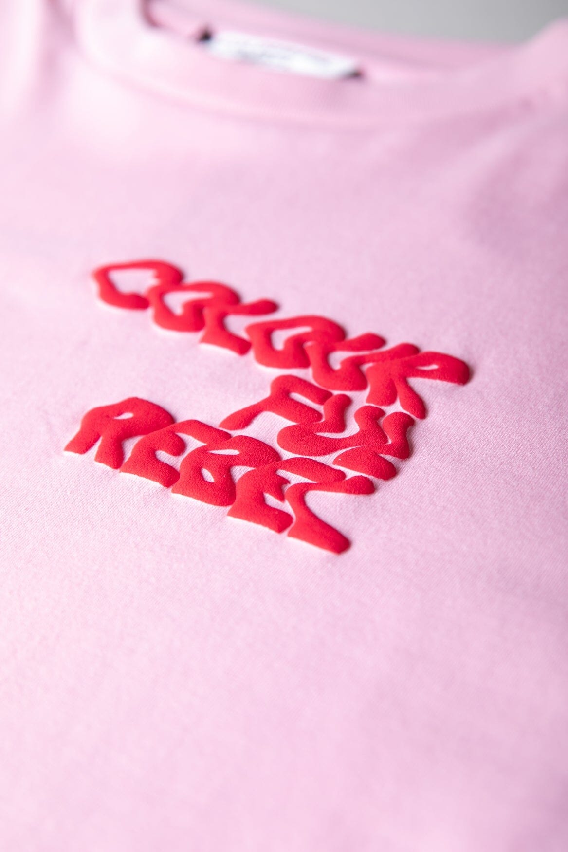 Colourful Rebel Puff Logo Loosefit Tee | Fresh pink 