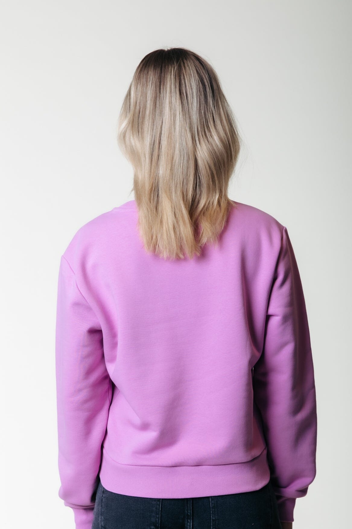 Colourful Rebel Puff Logo Relaxed Sweat | Medium Violet 