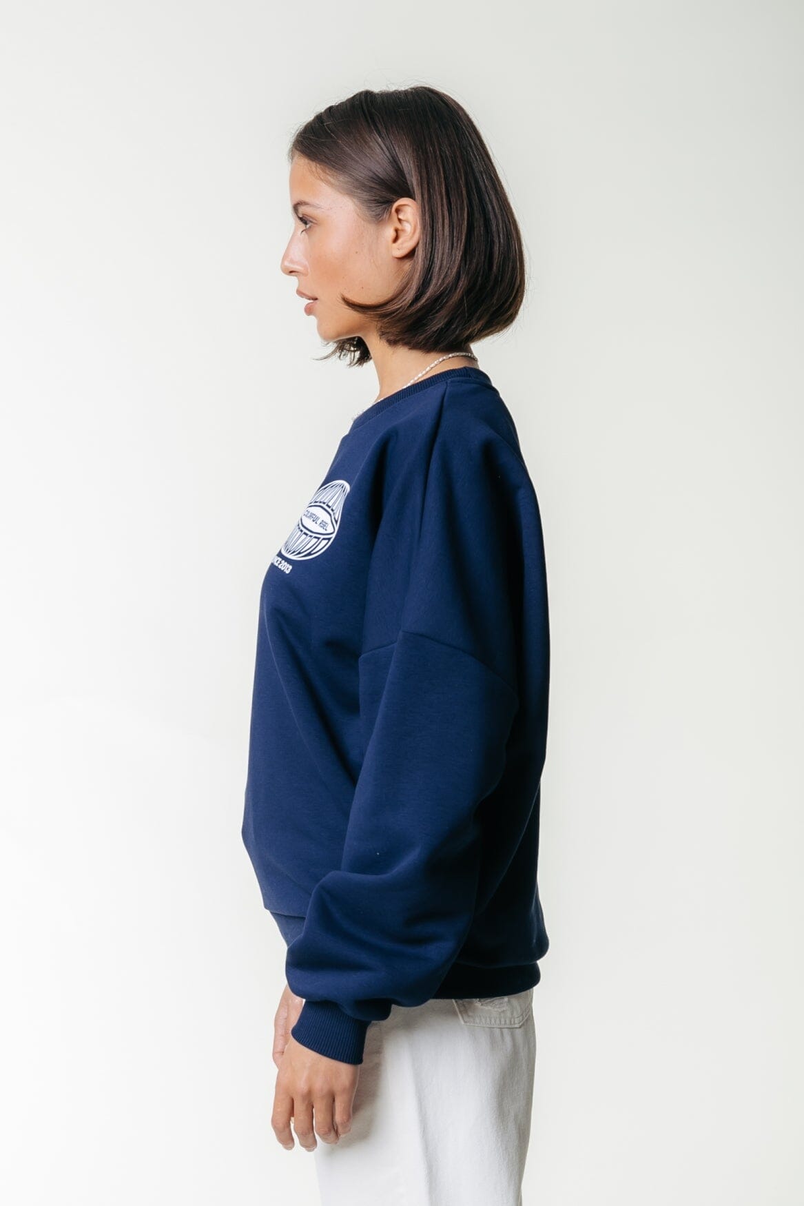 Colourful Rebel Racer Logo Sweat | Dark Navy 