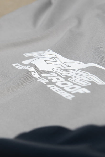 Colourful Rebel Racing Logos Tee | Light grey 