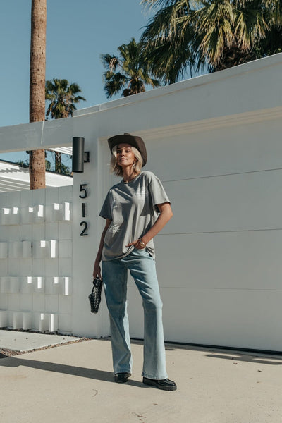 Colourful Rebel Racing Logos Tee | Light grey 