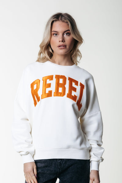 Colourful Rebel Rebel Patch Sweat | Off white 