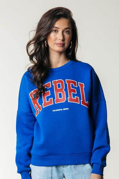 Colourful Rebel Rebel Sweat | Blue 